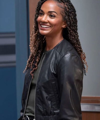 Mekia Cox The Rookie Black Bomber Jacket