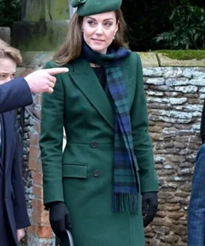 Christmas Day Kate Middleton Long Coat