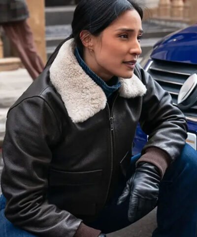 FBI S07 Emily Alabi Leather Jacket