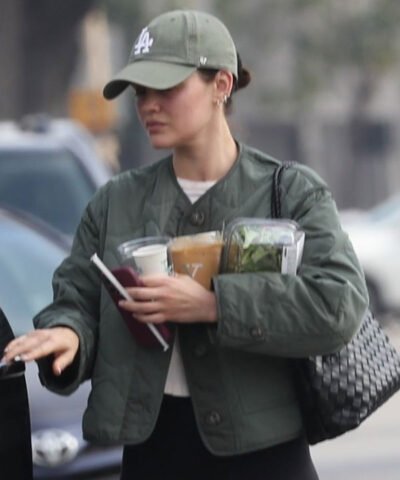 LA Lucy Hale Green Jacket