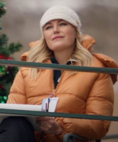 The Christmas Classic Malin Akerman Puffer Jacket