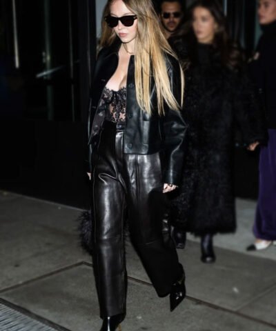 NYC Sydney Sweeney Black Jacket