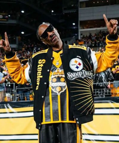 NFL Pittsburgh Steelers Snoop Dogg Varsity Jacket