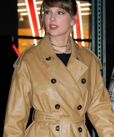 NYC Taylor Swift Brown Trench Coat