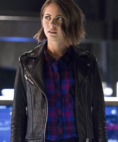 Thea Queen The Flash Biker Leather Jacket