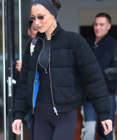 New York City Bella Hadid Black Jacket