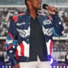 Shop Anthony Mackie Daytona NASCAR Leather Jacket