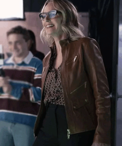 Buy Winnie Landell Hacks 2025 Helen Hunt Leather Jacket