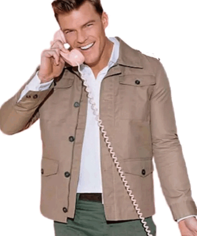 Shop American Actor Alan Ritchson Cotton Jacket