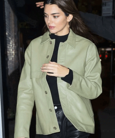 Buy Kendall Jenner Street Style Leather Jacket