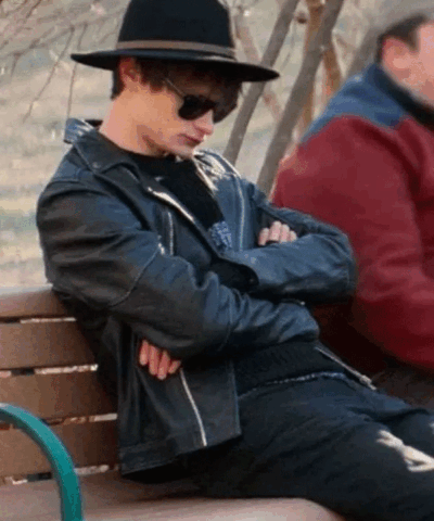 Buy Charlie Tahan Movie Things Like This 2025 Kenny Black Leather Jacket