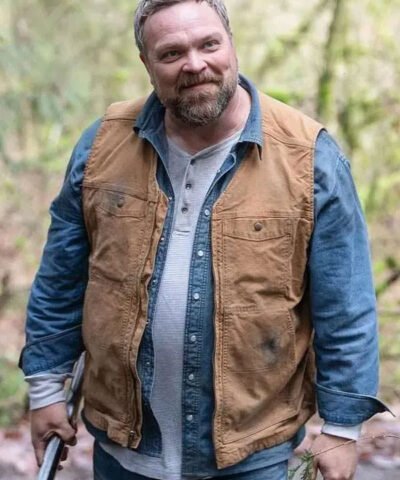 Buy Drew Powell TV Series Tracker Joe Marsh Brown Vest