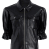 Buy Joy Behar The View 2025 Black Leather Jacket