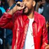 Shop Will Smith London Cross Station 2025 Red Jacket