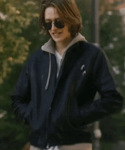 Shop Barnes Movie Winter Spring Summer or Fall Percy Hynes White Black Jacket