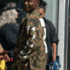 Shop Niles Fitch Forever 2025 Off-White Camouflage Jacket