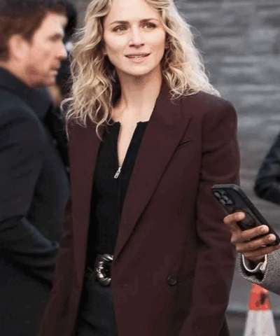 Buy Shantel VanSanten FBI SO6 Maroon Blazer