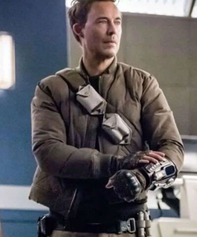 Buy Tom Cavanagh The Flash S06 Dr. Harry Wells Green Bomber Jacket