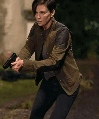 Shop Charlize Theron Movie The Old Guard Andy Cotton Jacket
