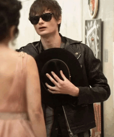 Buy Charlie Tahan Movie Things Like This 2025 Kenny Black Biker Jacket