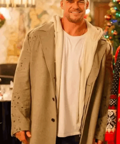 Buy The Man with the Bag 2025 Alan Ritchson Grey Coat