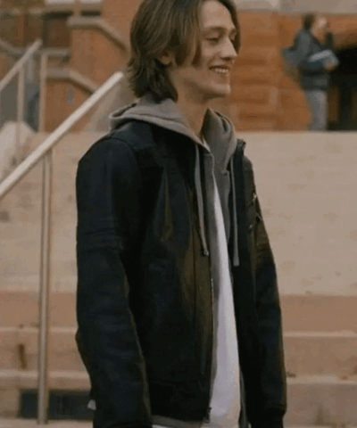 Buy Movie Winter Spring Summer or Fall Percy Hynes White Leather Jacket