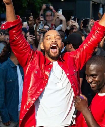 Buy Will Smith London Cross Station Leather Jacket