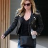 Buy Ellen Pompeo Black Biker Jacket