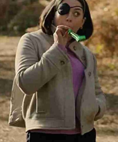 Shop Bad Sisters S01 Bibi Garvey Wool Jacket