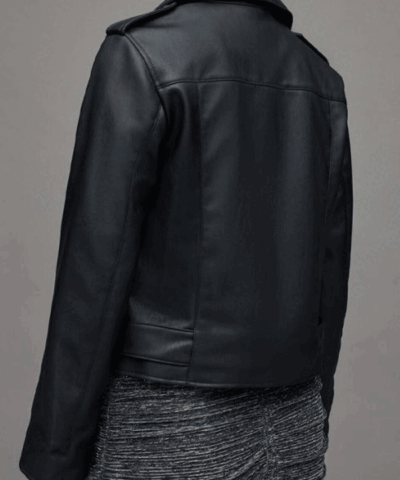 Buy Down Home Fab 2025 Chelsea DeBoer Black Moto Jacket