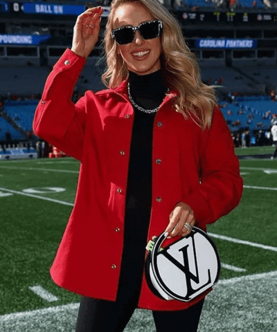 Buy Brittany Mahomes Red Jacket