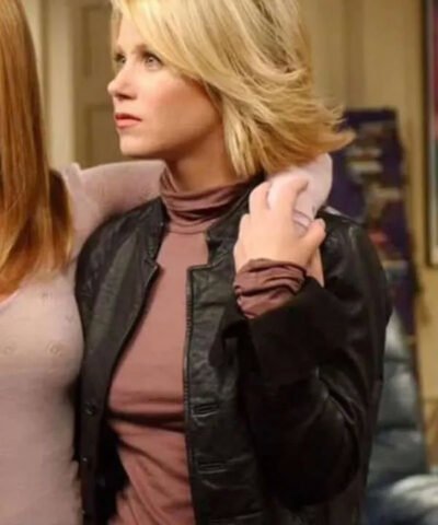Shop Christina Applegate Friends Amy Leather Jacket