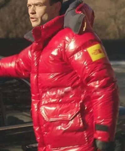Shop Gossip Girl S02 Thomas Doherty Puffer Jacket