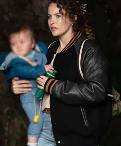 Buy Karen Pirie S02 Julia Brown Varsity Jacket