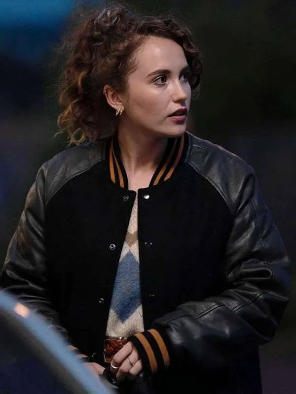 Karen Pirie S02 Julia Brown Varsity Jacket Buy Julia Brown TV Series Karen Pirie 2025 Cat Grant Jacket