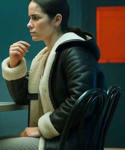 Buy Melanie Scrofano Revival S01 Black Hooded Jacket