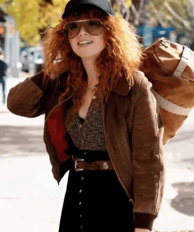 Buy Natasha Lyonne Poker Face 2025 Suede Leather Jacket