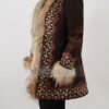 A Complete Unknown Sylvie Russo Brown Shearling Jacket