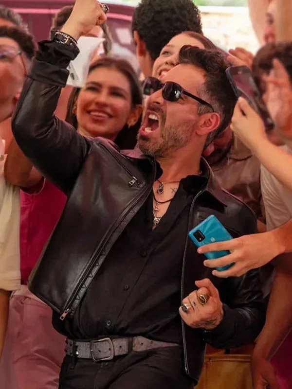 Acapulco Omar Chaparro Leather Jacket Shop Acapulco S04 Omar Chaparro Black Leather Jacket