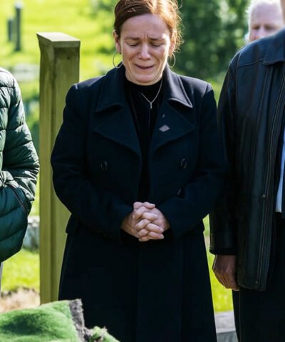 Unforgivable 2025 Anna McKinney Blue Wool Coat