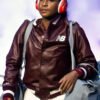 Tennis Player Coco Gauff 2025 US Open New Balance Leather Jacket