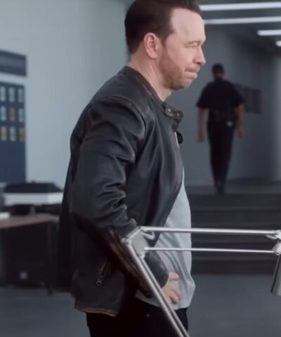 Boston Blue 2025 Donnie Wahlberg Leather Jacket