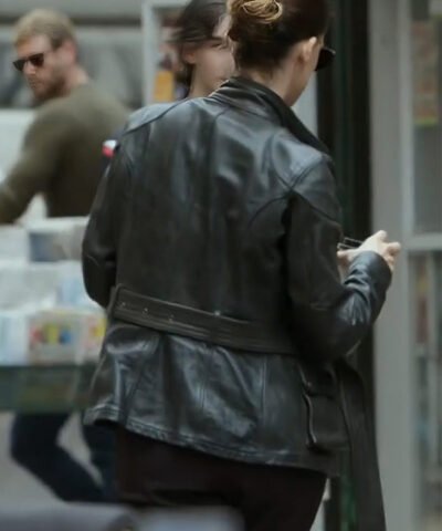 The Terminal List Dark Wolf 2025 Rona-Lee Shimon Leather Jacket