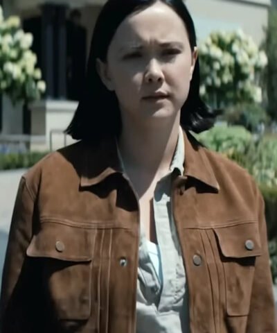 Gen V 2025 Jordan Li Brown Suede Leather Jacket