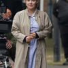 Sheridan Smith I Fought the Law Beige Coat