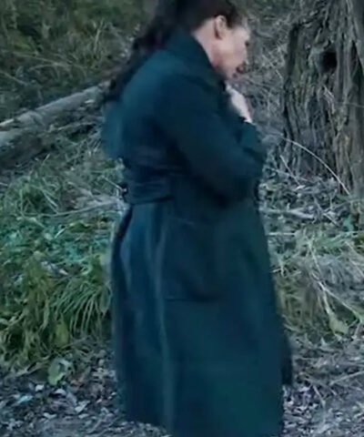 Amanda Brugel Nika and Madison 2025 Wool Coat