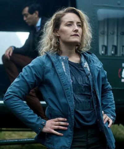 Shop Ine Marie Wilmann Troll Blue Cotton Jacket