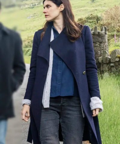 TV Series Mayfair Witches Alexandra Daddario Blue Trench Coat