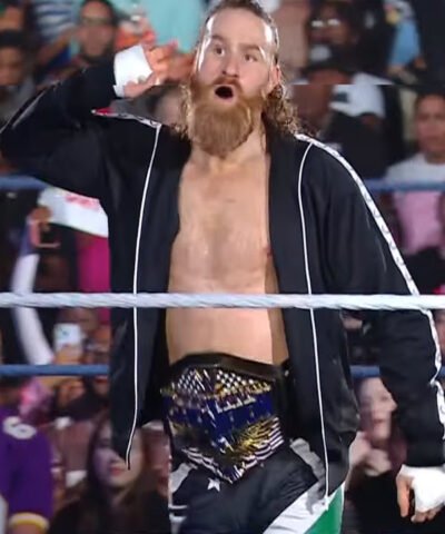 WWE 2025 Sami Zayn Black Jacket