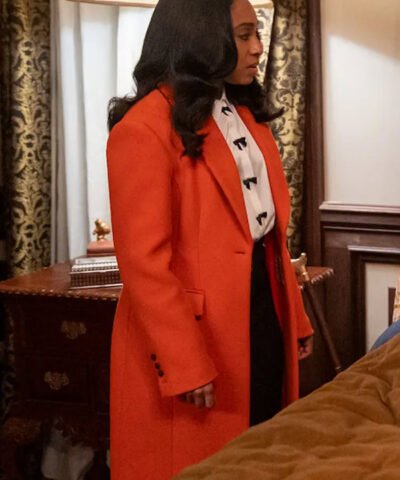 Beauty in Black 2025 Kimmie Orange Long Coat